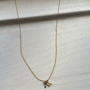 14k gold charm necklace